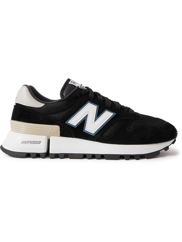 Photo: New Balance - RC_1300 Suede, Mesh and Leather Sneakers - Black