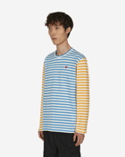 Bi Color Stripe Longsleeve T Shirt