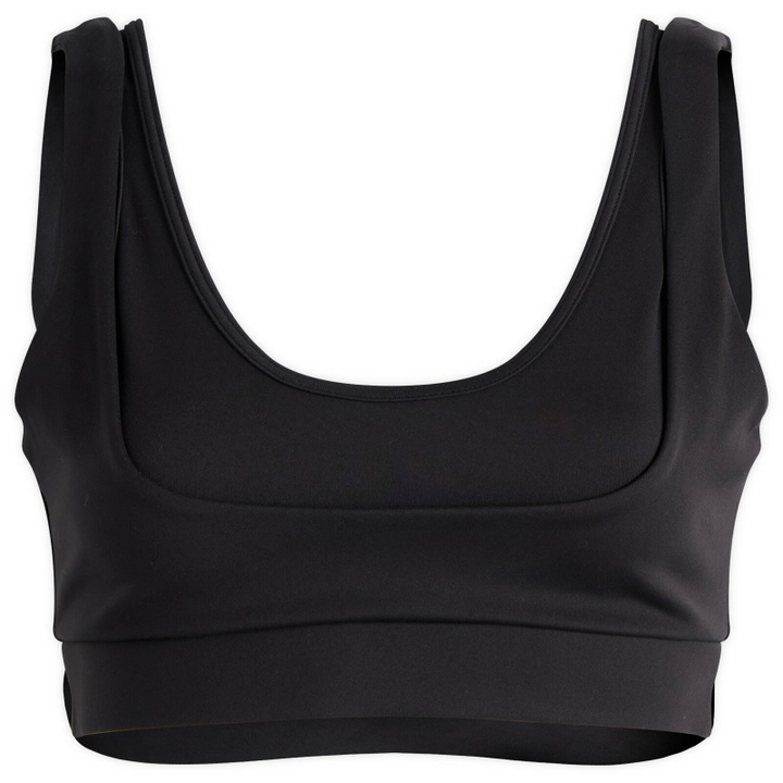 Photo: Nike Women's x SKIMS Matte Double Strap Scoop Bra in Obsidian
