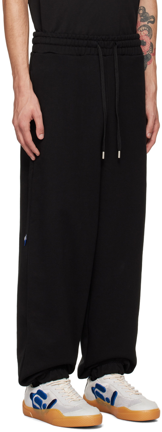 ADER error Black TRS Tag 01 Sweatpants