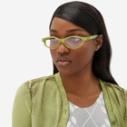 Bonnie Clyde Women's Roller Coaster Sunglasses in Green/Fucihsia 