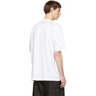 Lanvin White Mock Neck T-Shirt