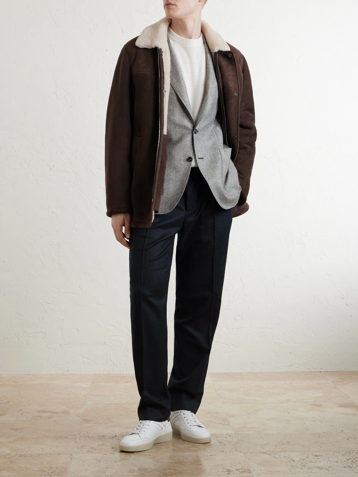 Canali - Prince of Wales Wool Blazer - Gray