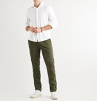 FRESCOBOL CARIOCA - Slim-Fit Cotton and Linen-Blend Jersey Shirt - White