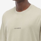 C.P. Company Men's Small Logo T-Shirt in Silver Sage