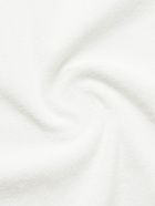 OAS - Logo-Embroidered Cotton-Terry Polo Shirt - White