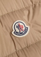Moncler Barthe Quilted Shell Gilet Tan