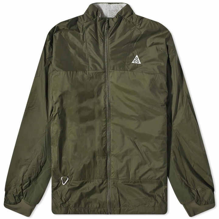 Photo: Nike Men's ACG Sierra Light Jacket in Cargo Khaki/Light Orewood Brown