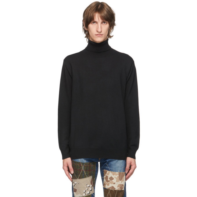 Photo: Junya Watanabe Black Wool Turtleneck