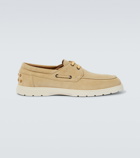 Tod's - Suede boat shoes