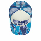 Billionaire Boys Club Men's Camo Arch Logo Trucker Cap in Blue 