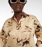 Loewe - Printed silk shirt