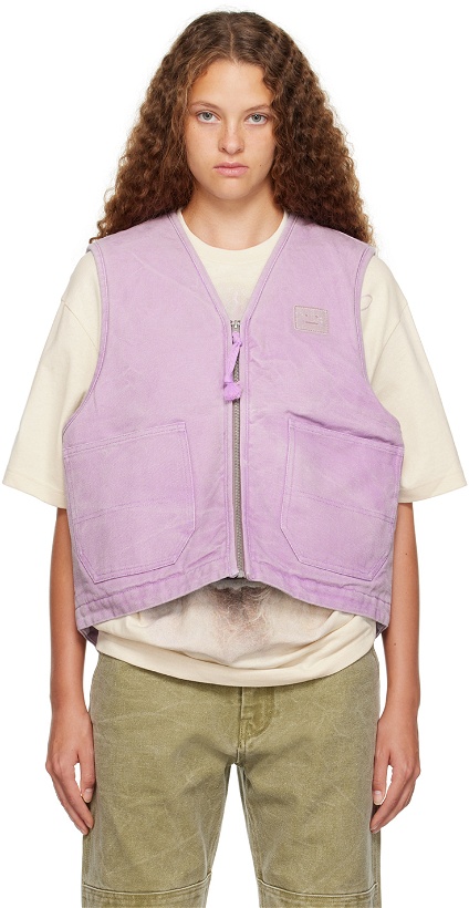 Photo: Acne Studios Purple Faded Vest