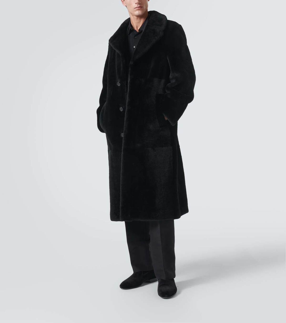 Loro Piana Emiliano shearling coat