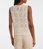 Frame The Crochet cotton top
