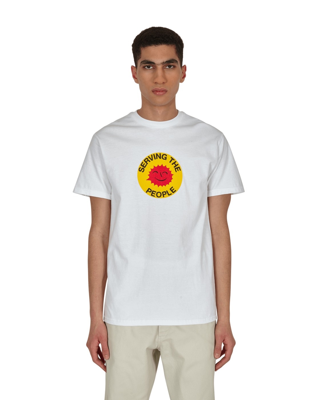 Photo: Serving The People Smiley Face T Shirt