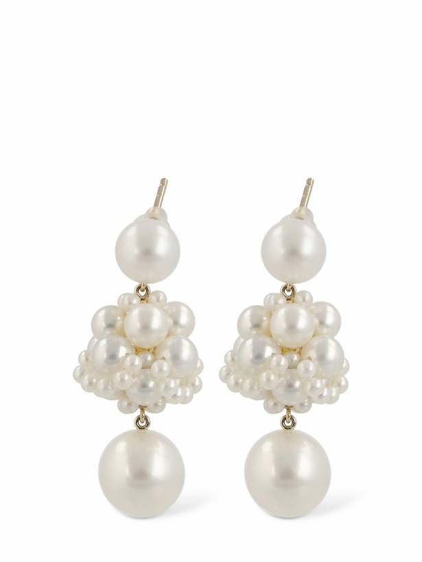 Photo: SOPHIE BILLE BRAHE - Dora 14kt Gold & Pearl Earrings