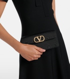 Valentino Garavani VLogo Mini moire clutch