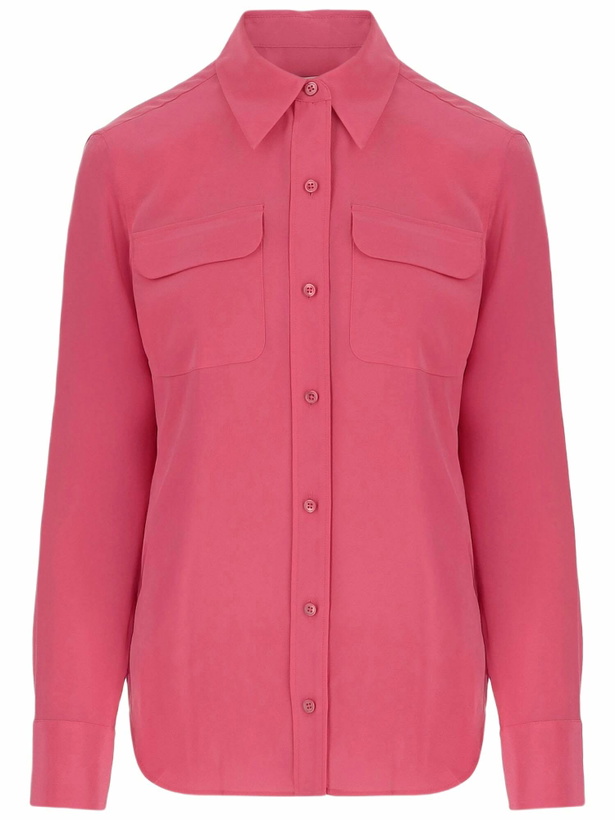 Photo: Equipment Signature Silk Shirt