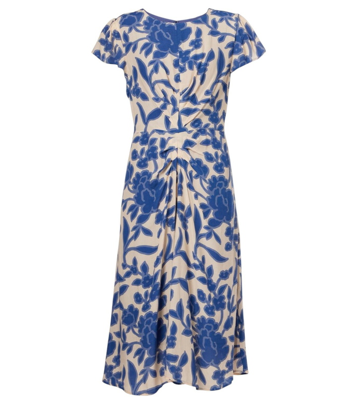 Photo: Velvet Floral crêpe midi dress