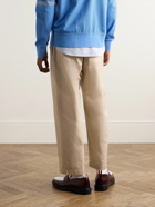Thom Browne - Straight-Leg Cropped Typewriter Cloth Trousers - Neutrals