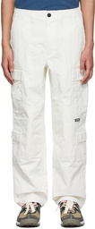 Stüssy White Nylon Cargo Pants