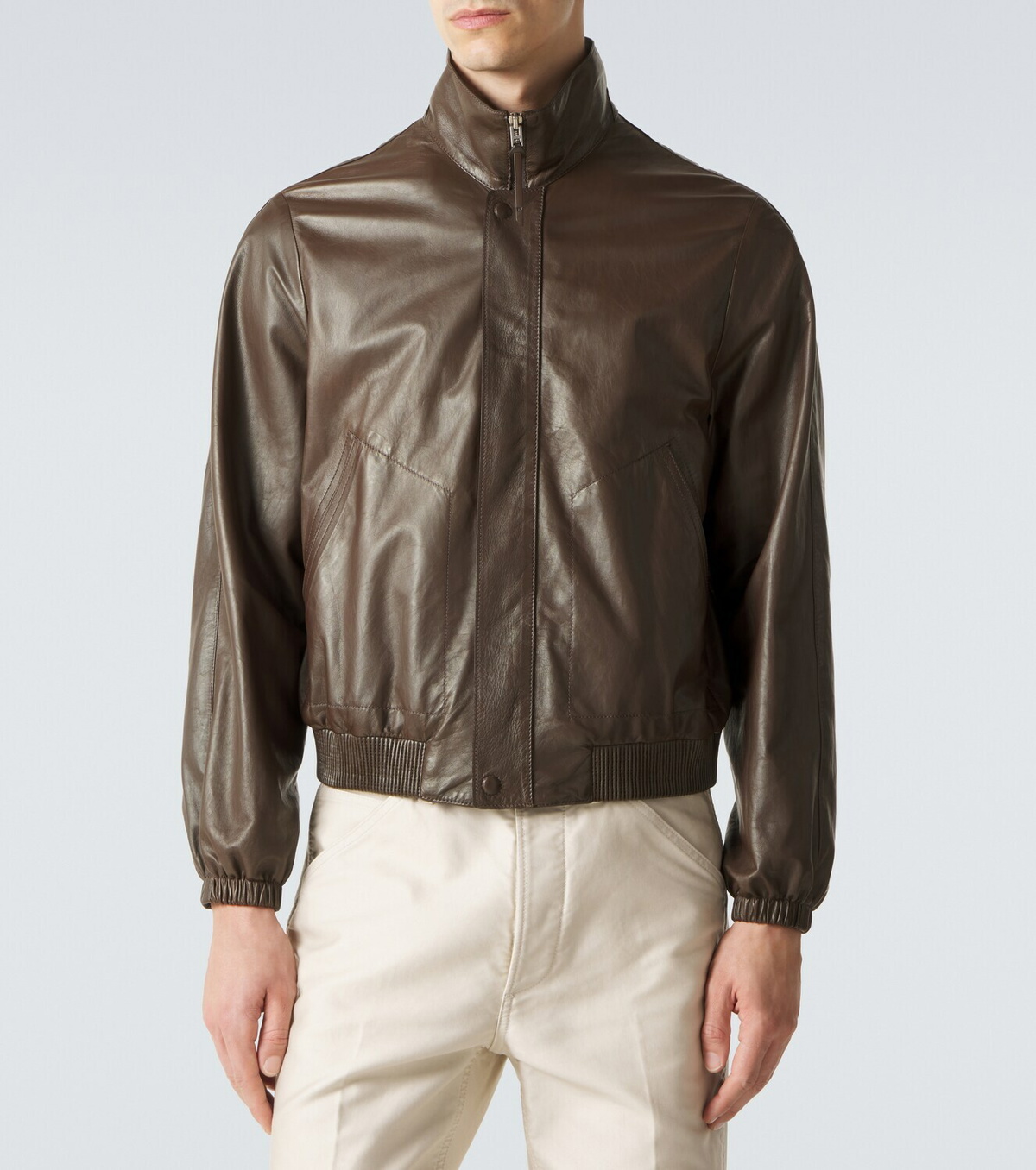 Tom Ford Leather blouson jacket