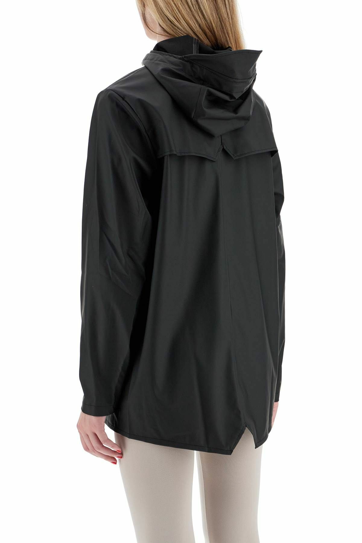 RAINS unisex rain jacket Black