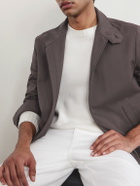 Canali - Impeccabile Wool Bomber Jacket - Brown