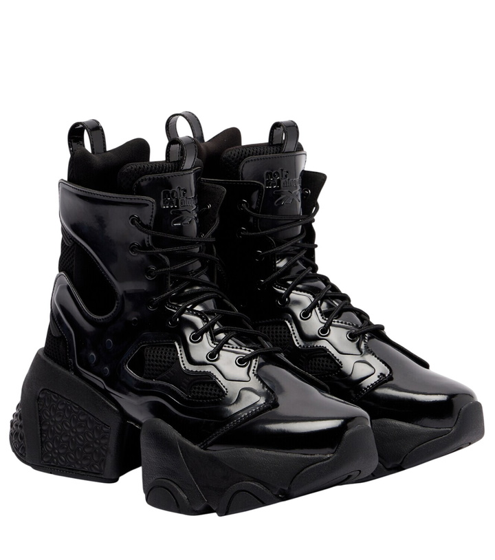 Photo: Noir Kei Ninomiya Cutout lace-up platform boots