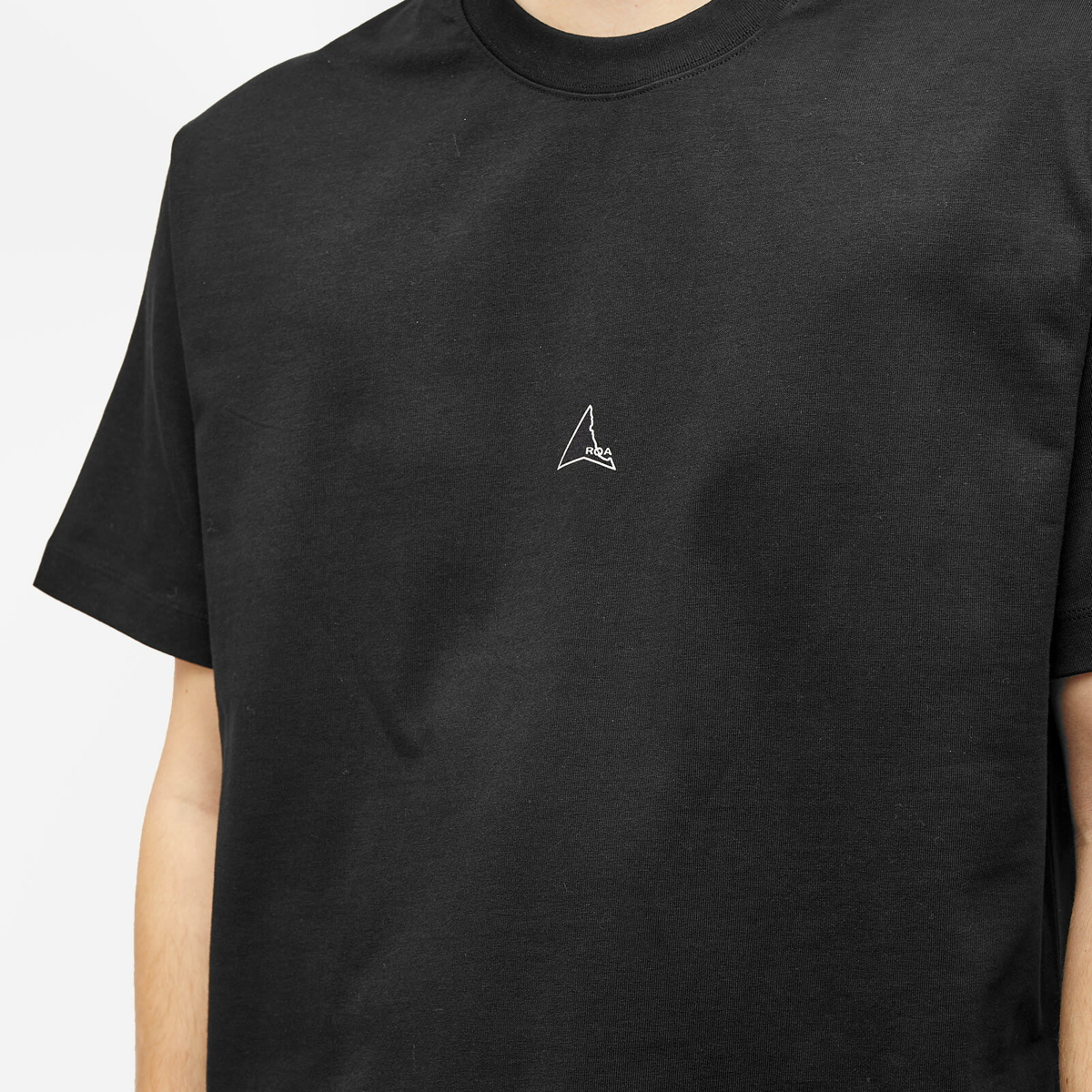 Men's Mock Neck T-shirt in Black