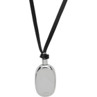 Jil Sander Silver Bottle Necklace