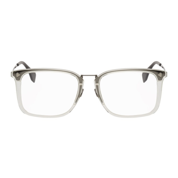 Photo: Fendi Transparent Rectangular Glasses
