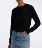 Erdem Beaded wool cardigan