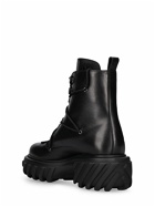OFF-WHITE 40mm Tractor Leather Lace-up Boots