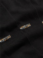 Missoni - Three-Pack Cotton-Blend Socks - Black