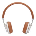 Master and Dynamic Brown and Silver Wireless MW50 Headphones