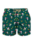 MC2 Saint Barth Man Light Fabric Swim Shorts With Snoopy Padel Print | Snoopy - Peanuts Special Edition