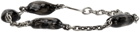 Panconesi Silver Anthracite Chain Bracelet