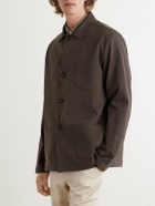 Massimo Alba - Florida Cotton-Blend Moleskin Overshirt - Brown