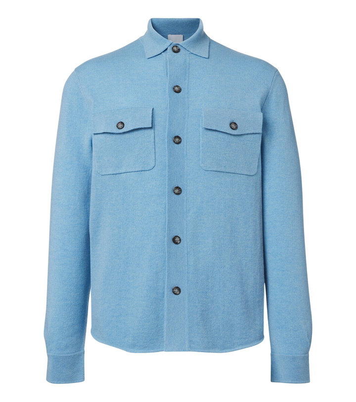 Photo: Allude Knitted wool and cashmere shirt