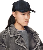 Maison MIHARA YASUHIRO Black Crushed Detail Cap