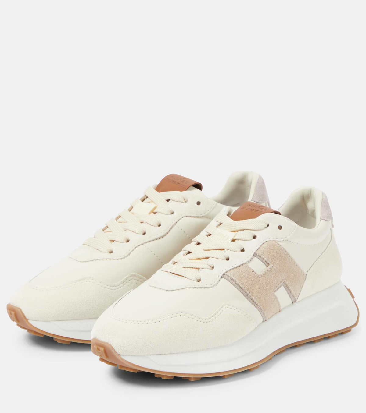 Hogan H641 suede and leather sneakers Hogan