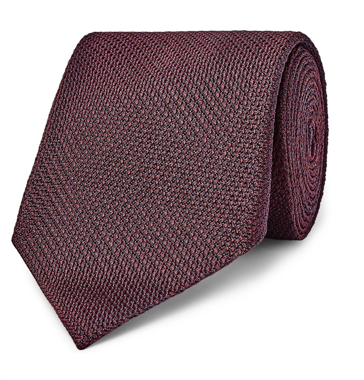 Photo: TOM FORD - 8cm Silk-Jacquard Tie - Purple