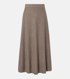 Lisa Yang Torie cashmere midi skirt