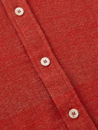 The Elder Statesman - Cashmere-Jacquard Overshirt - Red