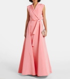 Carolina Herrera Belted silk gown