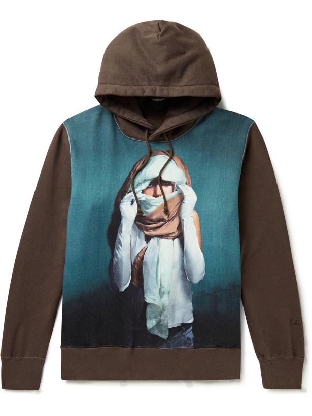 Photo: Undercover - Printed Cotton-Jersey Hoodie - Multi