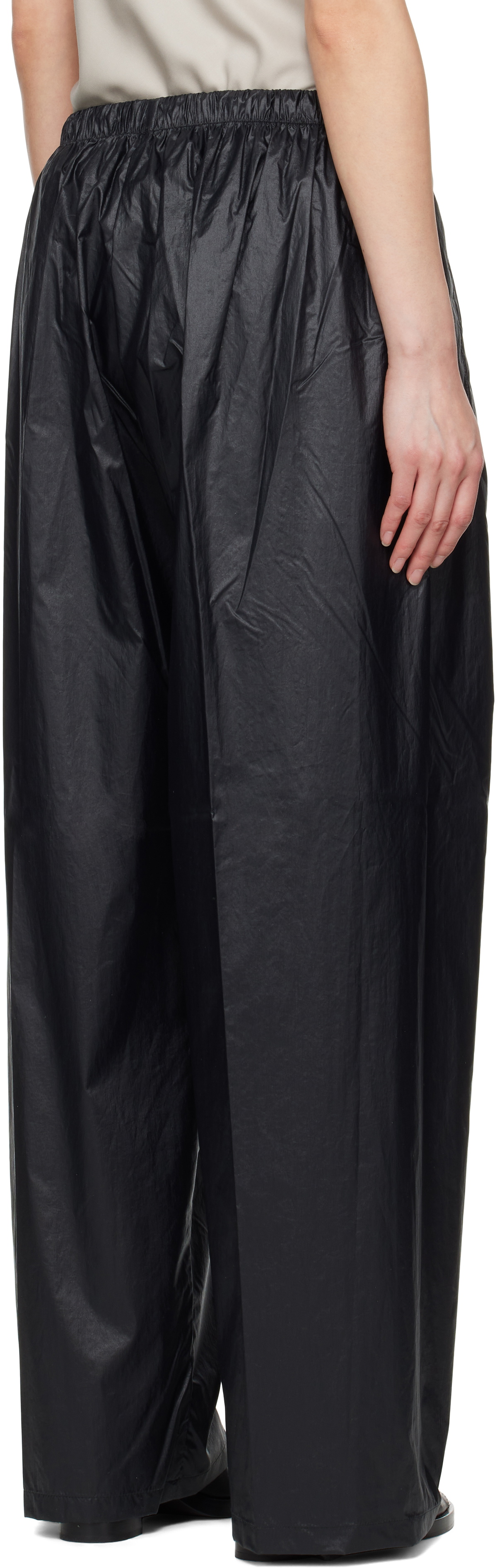 Gabriela Coll Garments Black No.287 Technical Flap Pocket Trousers
