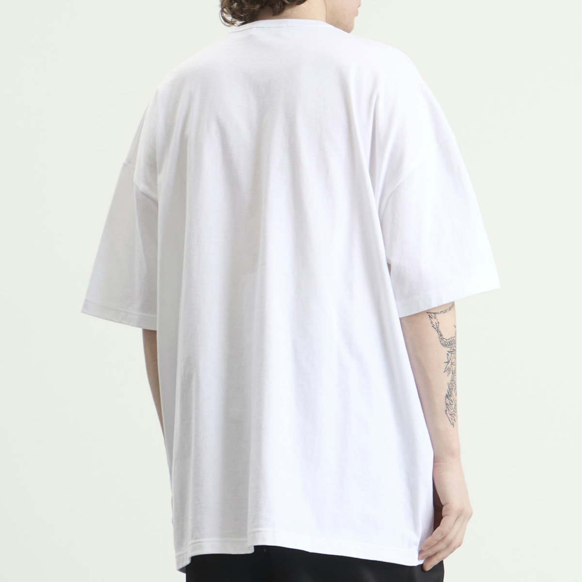 Comme des Garçons Black Men's x Nike T-Shirt in White/Black